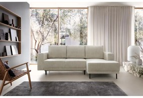 Sarokkanapé Rodriguez mini (J)  (bézs szürke + fekete). 1099128