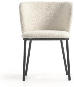 Fehér étkezőszék Ciselia – Kave Home