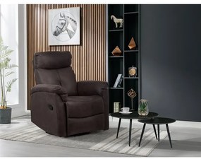 Barna Vintage Szövet Fekvőfotel. TV-333 BR3