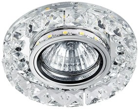 PREZENT 71074 ELEGANT Kristály Spot Lámpa Króm, Átlátszó GU10 IP20