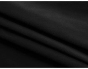 Fekete bársony kanapé 228 cm Ekahi – Makamii