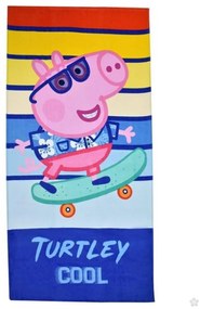 Peppa malac Turtley Cool fürdőlepedő, strand törölköző 70x140cm
