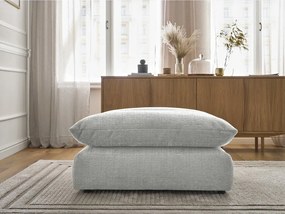 Világosszürke zsenília lábtartó Neil – Bobochic Paris