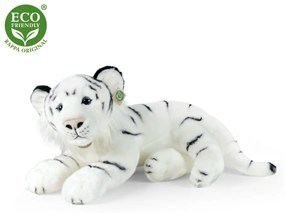 Rappa ECO-FRIENDLY plüss fehér tigris, 60 cm