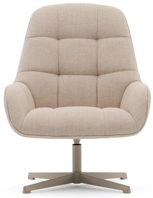 Bézs forgó fotel Jaspe – Kave Home