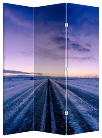 Paraván - A téli út (126x170 cm)