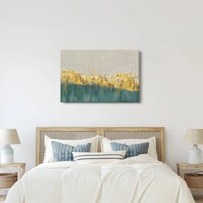 Kép - Textúra arany díszítéssel (90x60 cm)