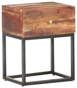 nyers akácfa éjjeliszekrény 40 x 30 x 50 cm