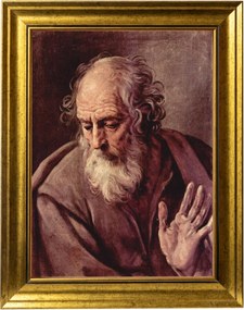 Szent József Vászonkép Arany Keretben 30X40