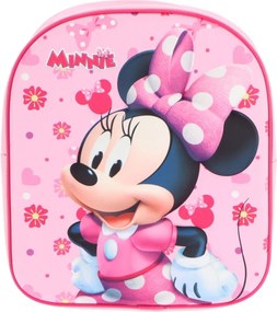Disney Minnie Pink Paradise 3D hátizsák, táska 30 cm