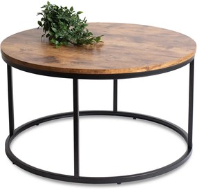 Dohányzóasztal Rusztikus Tölgy Színben. TIM MAX