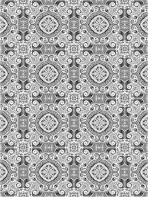 Tapéta Virágok geometria absztrakt dísz minta falra 206x275 +ragasztó