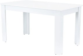 Yorki Standard étkezőasztal 140x80 cm fehér