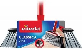 Partvis, nyéllel, bútorvédő peremmel, VILEDA Classica 2in1, piros (KHTV98)