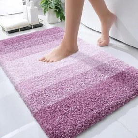 Puha, Nedvszívó, Csúszásgátló Fürdőszobaszőnyeg 50 x 75 CM Rózsaszín