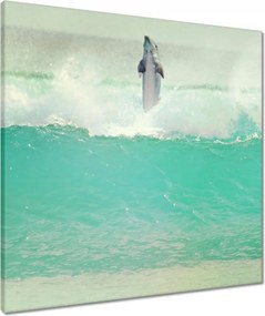 Vászonkép 60x60 Szimpatikus delfin óceán