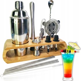 Csapos Shaker Szett És Kiegészítők 14 Részes Italtartó Állvány