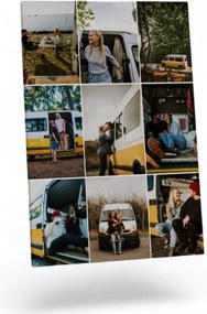 Fotó-vászonkép Az Ön fotója 60x90 Kollázsok Varázsló Minta 9 Fotó