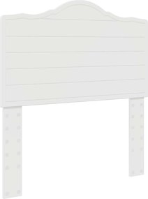 vidaXL Fejtámla Fényes Fehér 100 cm Faanyag