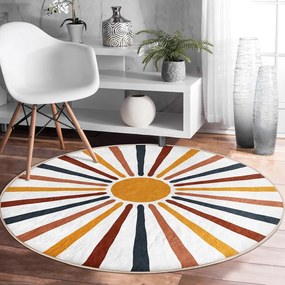 Mosható-robotporszívóval tisztítható kerek szőnyeg ø 120 cm Comfort – Mila Home
