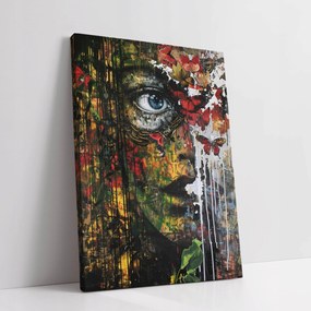 Vászonkép Nő modern művészet otthon nappali szoba 30x40