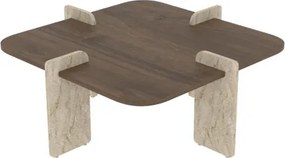 Poalla - Walnut, Travertine