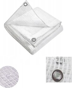 Védőponyva Fehér Átlátszó 100 g/m2 2x4 Erősített