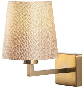 Bézs-aranyszínű fali lámpa ø 18 cm Profil – Opviq lights