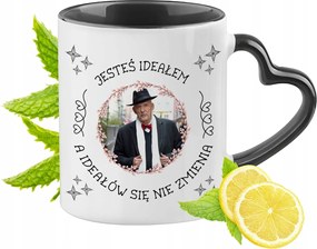 Corvinus Új Remény Bögre Fekete Szív Alakú Füllel Ajándék