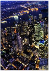 Poszterek 70x100 New York felülnézet
