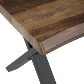 CT-F4312 OLW natúr MDF dohányzóasztal 60 × 120 cm
