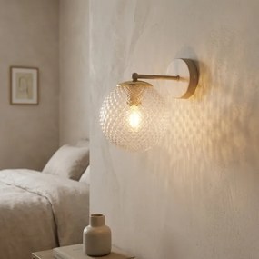 Brilagi - Fali lámpa STELLA 1xE27/60W/230V bézs/arany