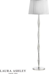 LAURA ASHLEY 3756052-Q Kristály Állólámpa Fehér, Csiszolt króm B22 IP20