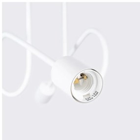 Fehér mennyezeti lámpa 18x57 cm Opulent – Sollux