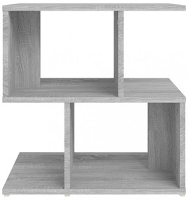 2 db szürke sonoma színű fa éjjeliszekrény 50 x 30 x 51,5 cm