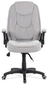 Ezüst Szövet Irodai Főnöki Szék, Szinkron Mechanikával. KA-G303 SIL2