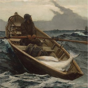 Flizelina Dekoratív Fotótapéta Hálószoba Halász a tengeren 250x250 Ragasztó