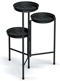 Virágcserép állvány TOL STAND fekete 50cm