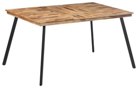 tömör tíkfa étkezőasztal 148 x 97 x 76 cm