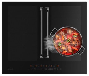 Klarstein Chef-Fusion Down Air System indukciós főzőlap + páraelszívó 60 cm 600 m³/h EEC A