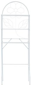 Fehér WC feletti tárolóállvány 60 x 33 x 174 cm