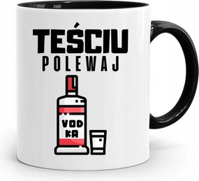 Fekete Bögre Az Apósnak Ajándék Nyomtatott Fényképpel