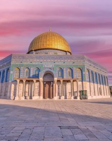 Poszter 40x50cm Al-Aksza mecset 3, Assaf Frank