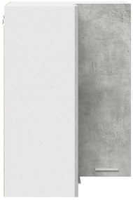 Függő szekrény Riga Beton szürke és fehér 57 x 57 x 80 cm