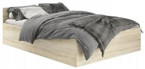 CLP ágy emelőrácsos 140x200 cm - sonoma tölgy