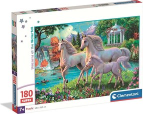 Unikornis Waterfall 180 db-os puzzle Clementoni