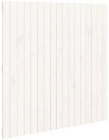 fehér tömör fenyőfa fali fejtámla 108 x 3 x 110 cm