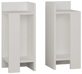 Éjjeliszekrény Elos White, 2 db