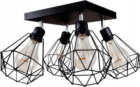 Mennyezeti lámpa gyémánt loft retro fali lámpa E27