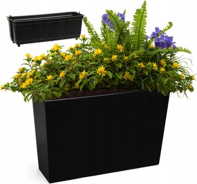 Virágtartó Doboz Erkély Virágtartó Doboz Betét 36,5x19x56 cm